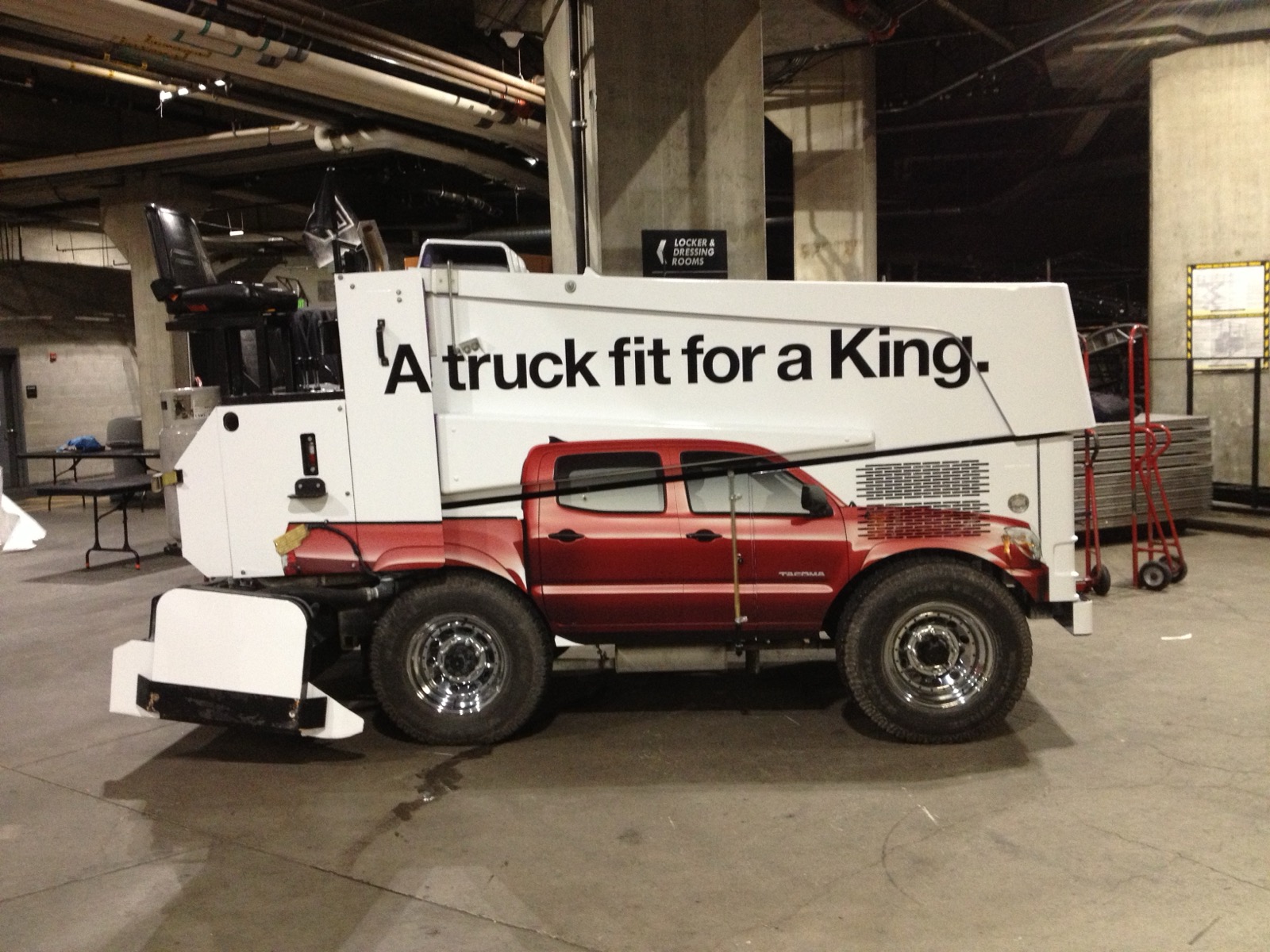 Fit for a King commercial truck wrap